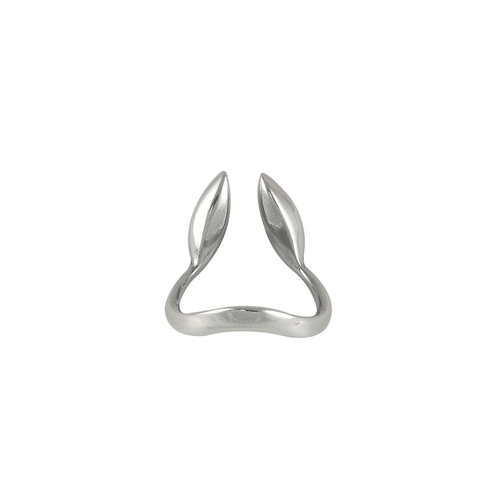 "Шимми" кольцо в серебряном покрытии из коллекции "Twist" от Jenavi