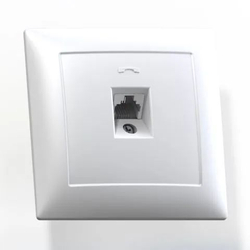 "СЕЛЕНА"Розетка телефонная скр. уст. одномест. РТ1-398 Кунцево Электро