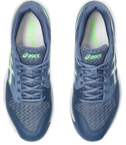 Мужские кроссовки для бадминтона/сквоша Asics Gel-Court Hunter 3 - деним синий/лаймовый взрыв