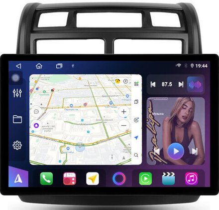 Магнитола для KIA Sportage 2 2008-2010 - FarCar BX877 монитор 13" 2K QLED на Android 13, TS10, 6+128, CarPlay, 4G SIM-слот