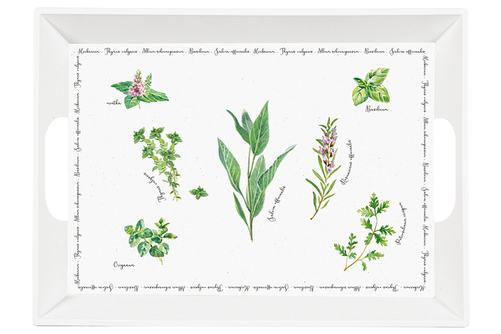 Поднос 51х38см Easy Life Herbarium