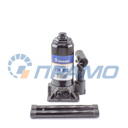 TF0202 (ПРАМО) Домкрат гидр. бут. двухштоковый 2т, 165-410 мм