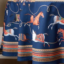 СКАТЕРТЬ ОВАЛЬНАЯ "PASSAGE"140Х180СМ ,БЕЖЕВЫЙ, 100% ХЛОПОК,ТВИЛ, ПРОПИТКА