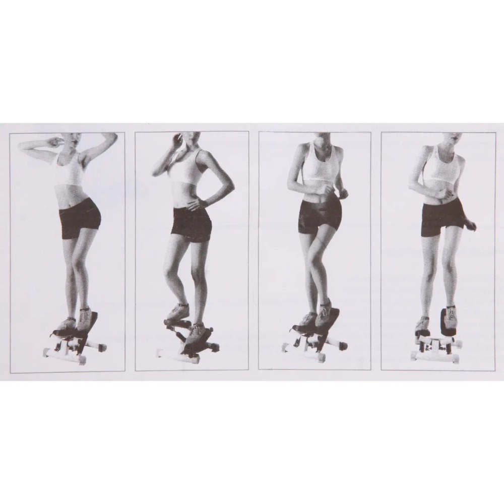 Мини-степпер поворотный с эспандерами MSR-1100, синий