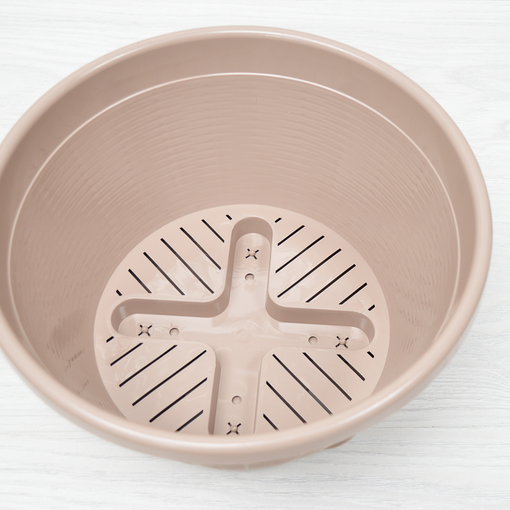 Кашпо Подвесное 4,5л, фраппе (без подвеса)