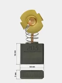 ЩЕТКА УГОЛЬНАЯ CB-203 MAKITA 191953501 (191953-5) ПОШТУЧНО