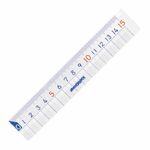 Линейка 15см, пластиковая, прозрачная, Юнландия Школьная