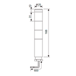 Светосигнальная лампа INNOCONT TL25-024-RYG