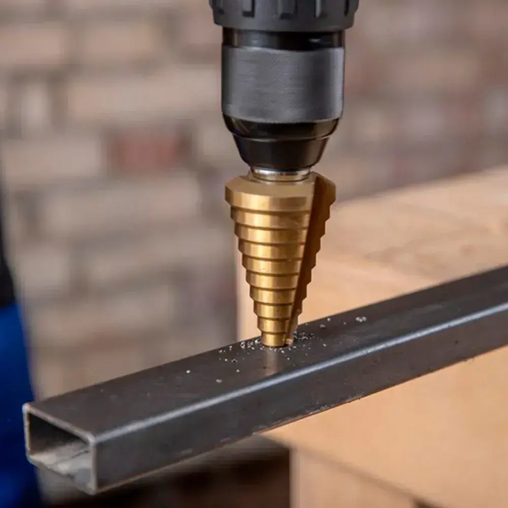 Сверло ступенчатое конусное по металлу 4 - 52 мм