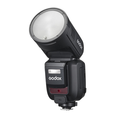 Вспышка накамерная Godox V100C TTL с круглой головкой для Canon