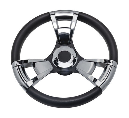 Рулевое колесо GUSSI 013 хром, д.350 мм