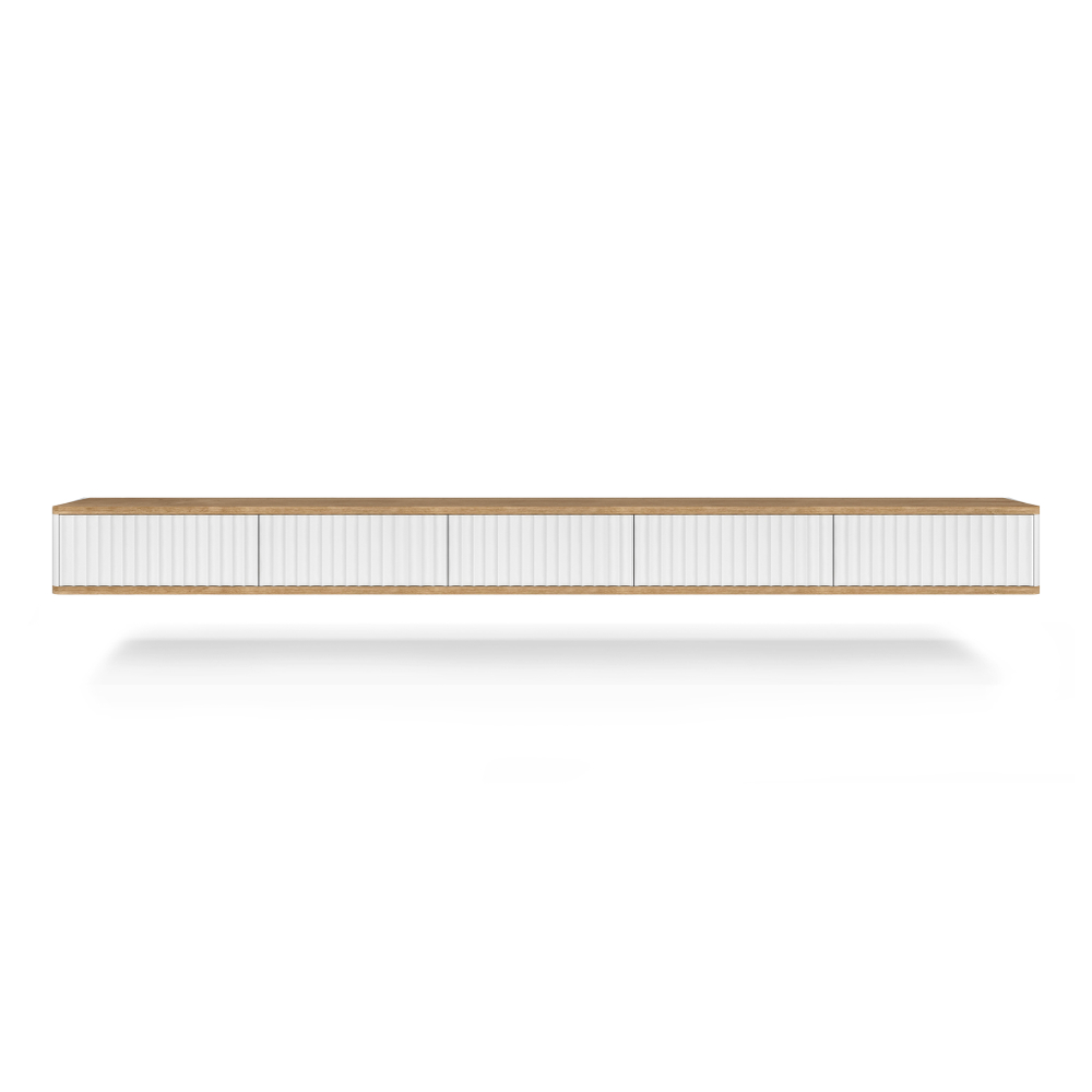 Подвесная тумба под телевизор ROYAL 5028 эко (Дуб Кантри)