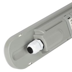 Аварийный линейный светодиодный светильник ЭРА SPP-202-0-40K-EL36 36Вт 4000K IP65 1200 с БАП 1 час матовый | Линейные светодиодные светильники IP65
