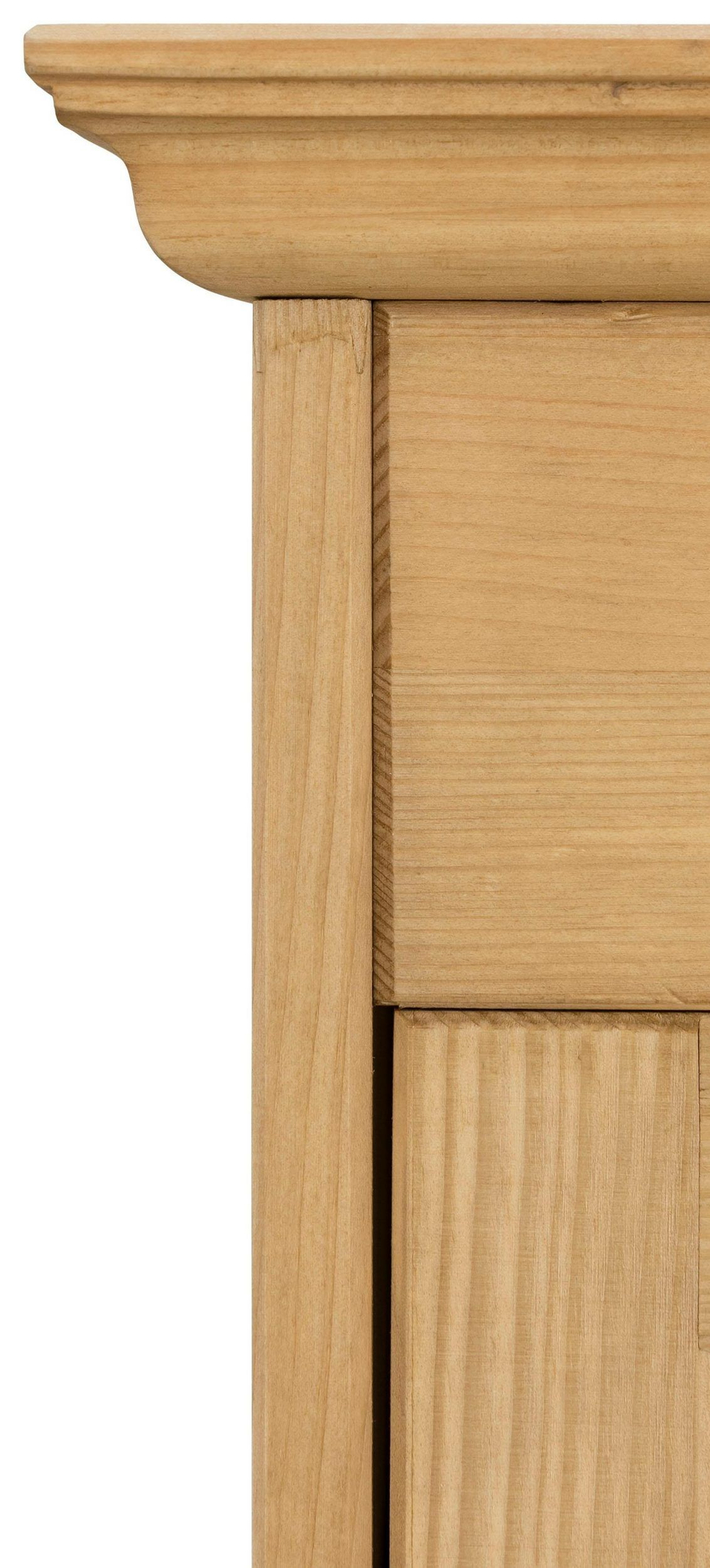 Шкаф пенал Тили двухдверный, бежевый