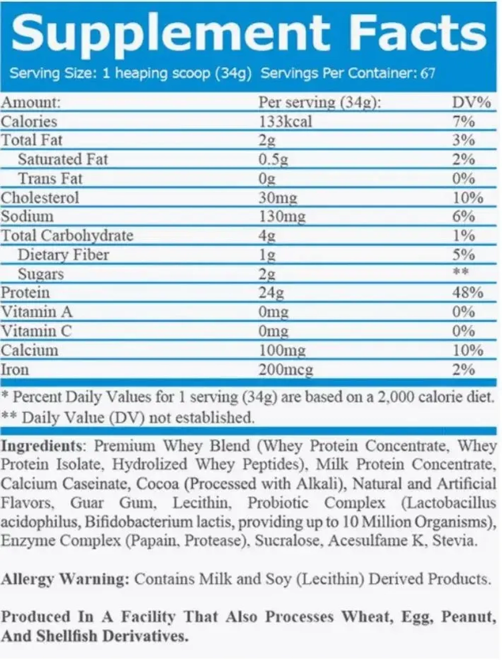 Ultra Premium Whey Build