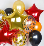 Шар (18"/46 см) Звезда, Золото 1 шт.