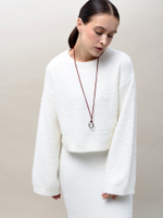 Колье "Cord Lake" Bordo Silver