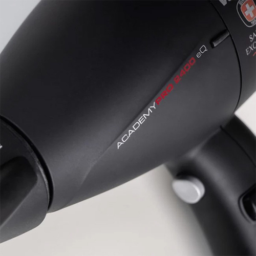 Компактный фен для волос 2200Вт черный матовый Valera Salon Exclusive Academy Pro 2400 eQ RC Satin Black