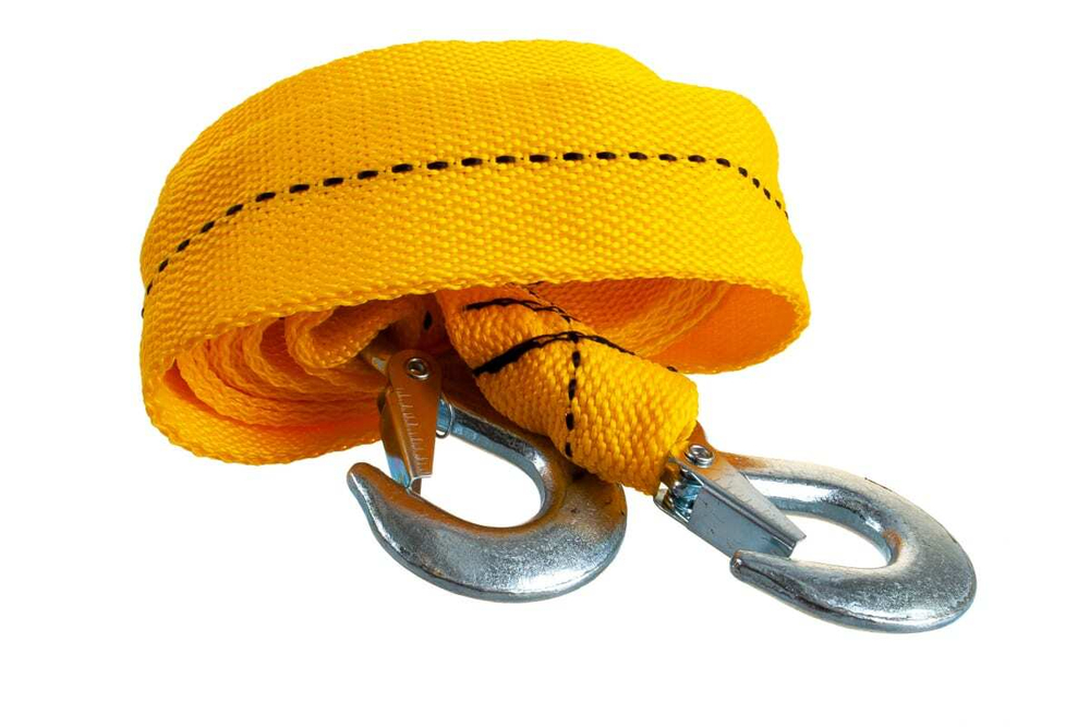 ТРОС БУКСИРОВОЧНЫЙ STAYER 2 КРЮКА СУМКА 4М 5Т 61207-5.0