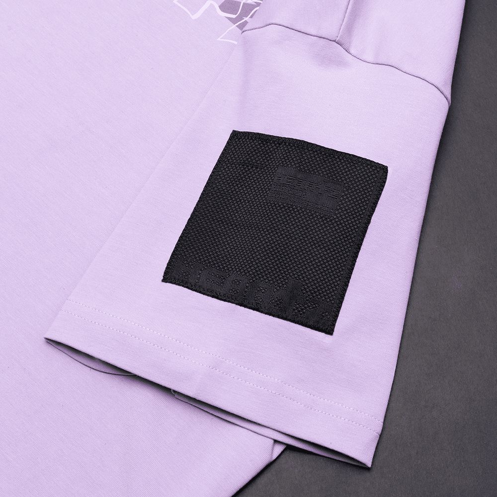 Футболка Heartz Wave Logo Black Series ED2 фиолетовая