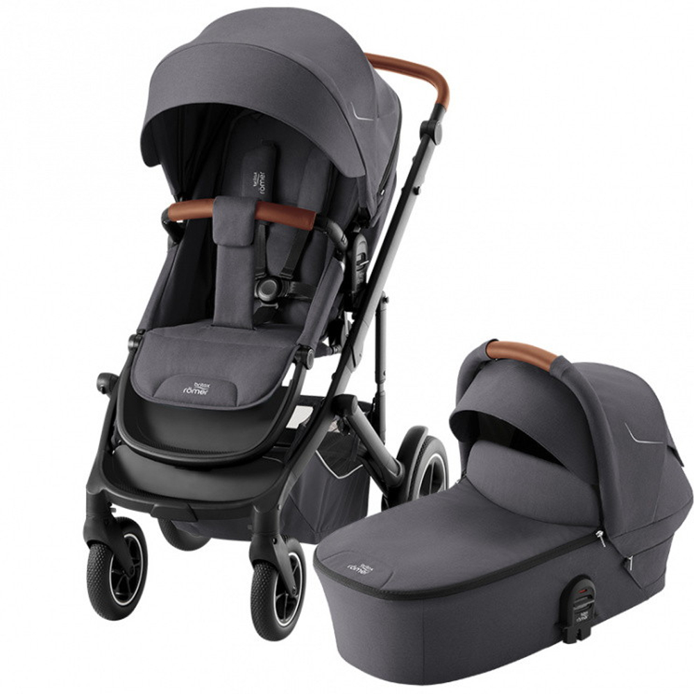 Коляска 3 в 1 Britax Roemer Smile 5Z и автокресло Baby-Safe Core Frost Grey Midnight Grey