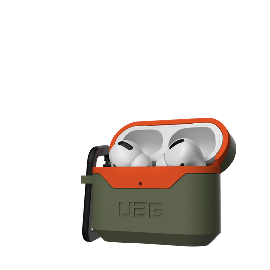 UAG Standard Issue Hard Case 001 for AirPods Pro 1 & 2 Olive / Orange (Оливковый / Оранжевый)10243F117297
