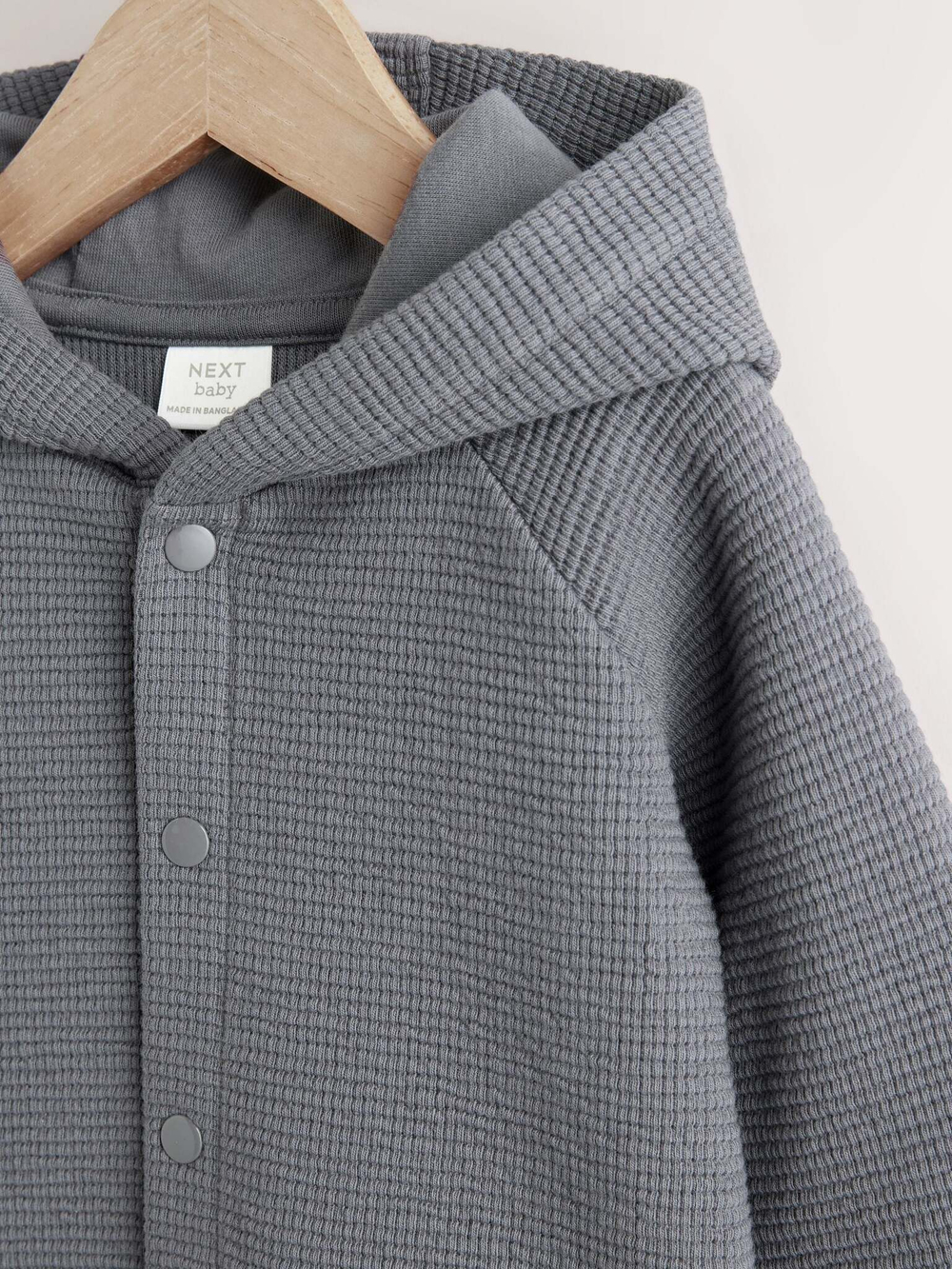Трикотажная толстовка с капюшоном для малышей Next AB4-656, Темно-серый