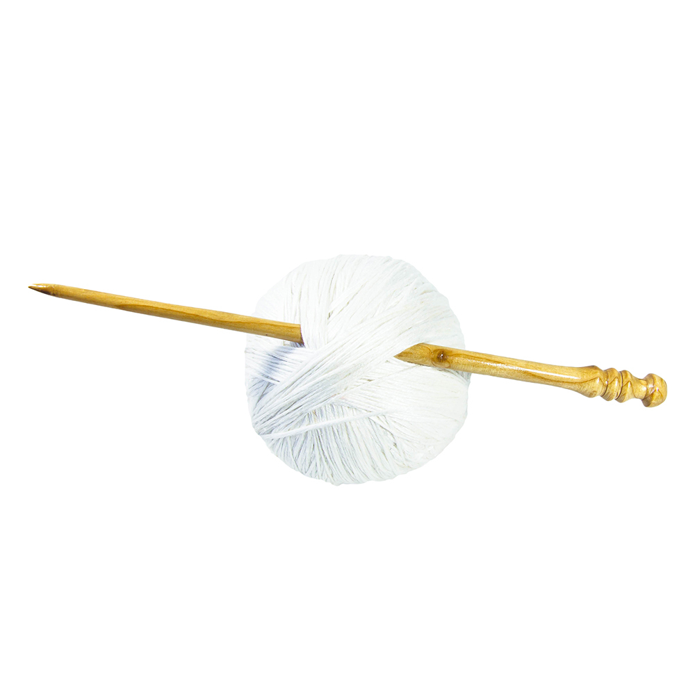 Деревянная заколка-шпилька из дерева вишня. Hю 11