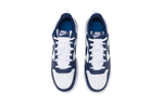 Nike Court Borough Low 2 Obsidian Lightweight Low Panel Shoes GS White Blue