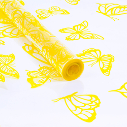 Пленка прозрачная "Бабочки" 70*200гр