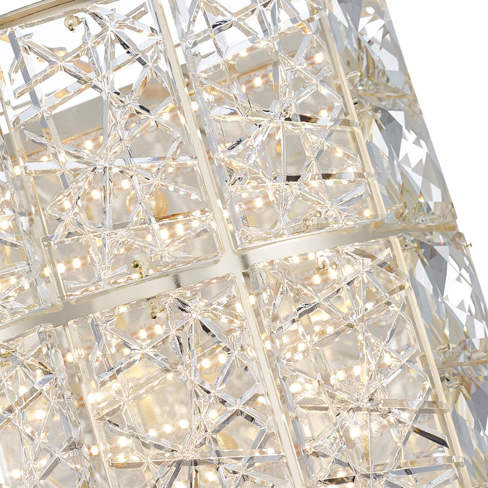 5071/32WL HALL ODL24 595 золото/прозрачный/металл/хрусталь/стекло Бра LED 15W 3700K VERSION