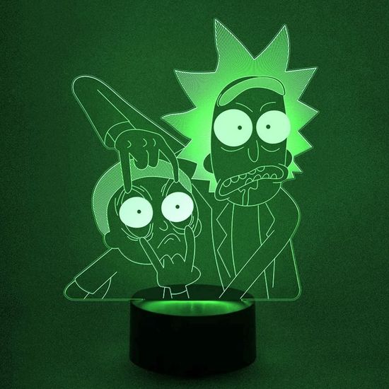 3D лампа Рик и Морти