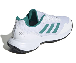 Теннисные кроссовки Adidas GameCourt 2 M - cloud white/pure teal/core black