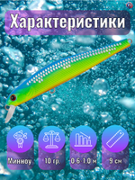 Воблер TsuYoki RIVAL SR 90SP 259