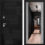 Дверь Входная Лабиринт PAZL С зеркалом Максимум Светлый бетон