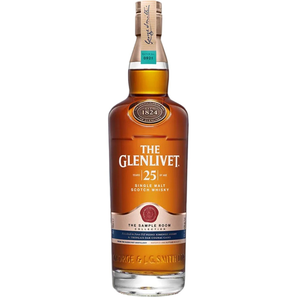 Виски The Glenlivet 25 Y.O. 0,7 л. В подарочной коробке