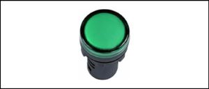 Лампа TDM AD-22DS LED матрица, d22мм, зеленый, 230В, SQ0702-0004