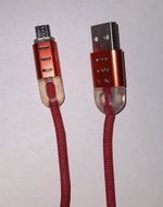 Кабель USB 2.0 x Micro USB -1.0 м. Cable USB DATA (RGB-индик.заряда)