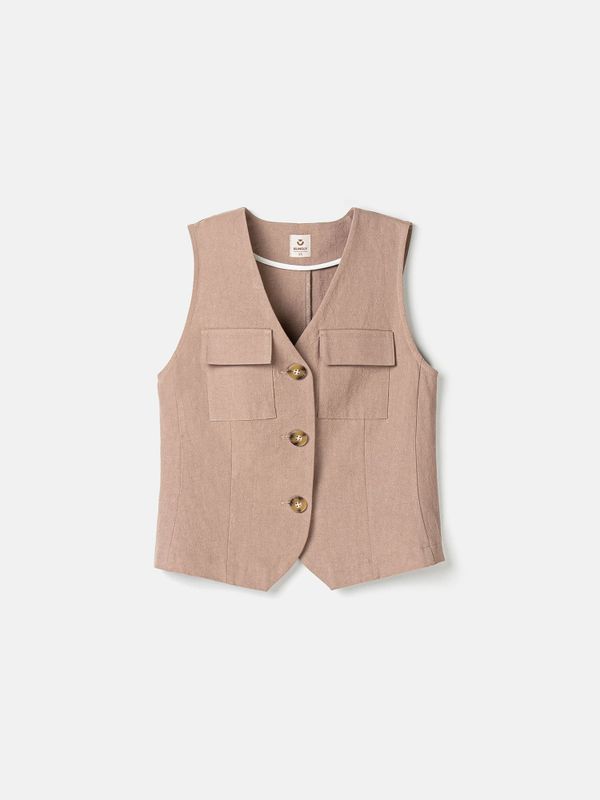 Костюм из льна и хлопка 