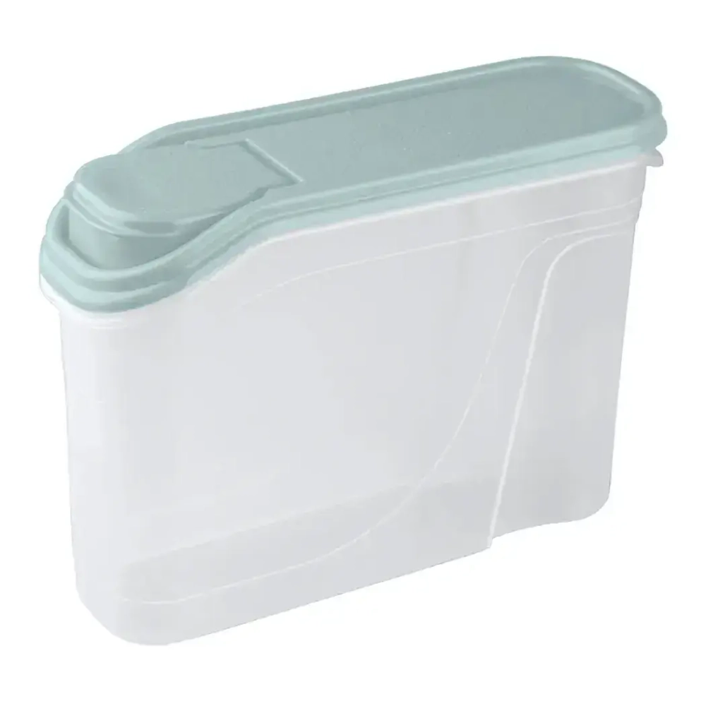 Емкость для сыпучих продуктов 1,5 л (микс 3) (бежевый/светло-голубой)