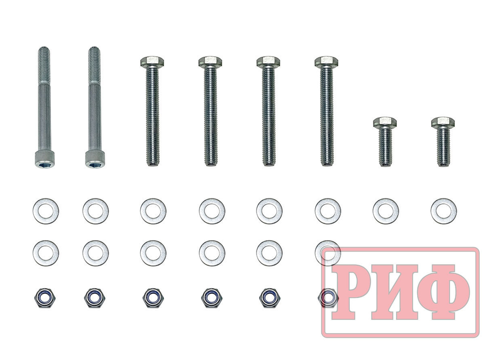 Площадка РИФ под лебёдку в штатный бампер Nissan Patrol Y61 2004+