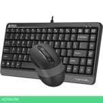 Набор периферии A4Tech Fstyler F1110 Grey черный/серый