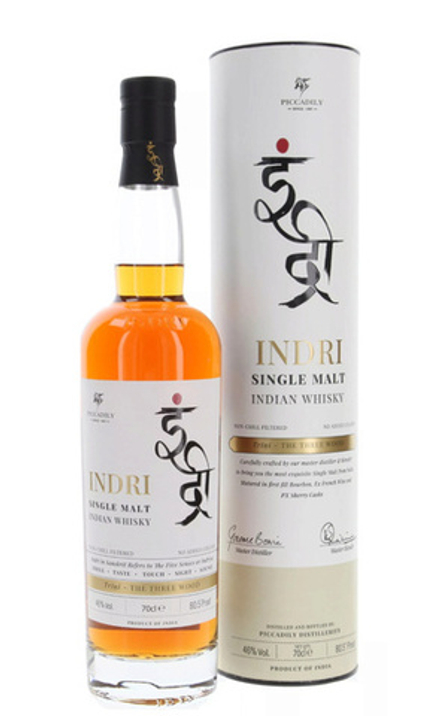 Виски Indri Trini The Three Wood, 0.7 л