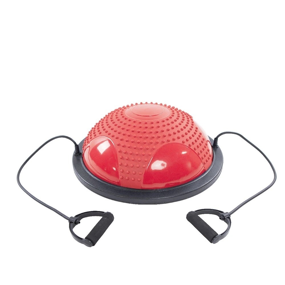 Полусфера Bosu IRON PEOPLE VF97422B с эспандерами, с насосом (60*21см)