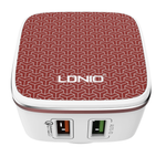 СЗУ 30W с кабелем Type-C 2USB-A QG А2405Q LDNIO