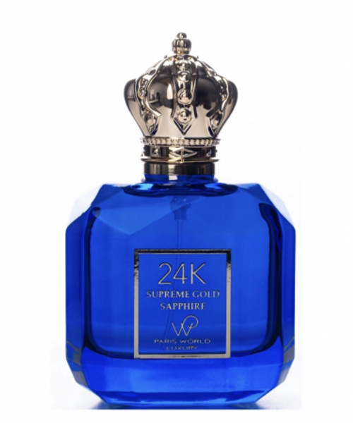 PARIS WORLD LUXURY 24K Supreme Gold Sapphire