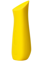 Желтый вибростимулятор Kip со скошенным кончиком