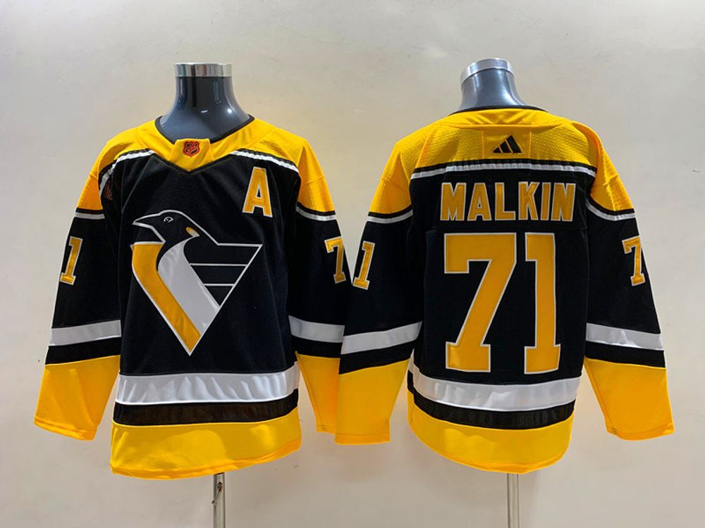 Купить хоккейный свитер НХЛ  Евгения Малкина  Pittsburgh Penguins в Москве - ADIDAS REVERSE RETRO 2022