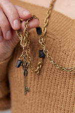 HMG 1314 Chain Витая цепь Колье mix арт.2500