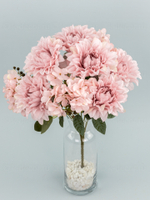 Букет георгины с гортензией